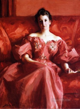 ハウ夫人 ディアリング夫人の肖像 ベルギーの画家 アルフレッド・スティーブンス Oil Paintings